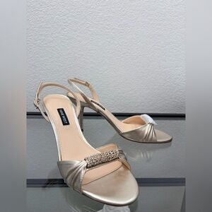 Nine West Metallic Heeled Sandals